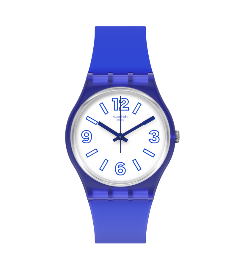 Swatch Electric Shark unisex banda de caucho – GN268