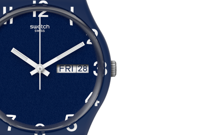Swatch Over Blue de hombre pulsera de resina – GN726