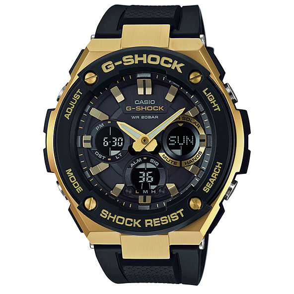 G-Shock Pulsera de Resina de Hombre Doble hora – GST-S100G-1A