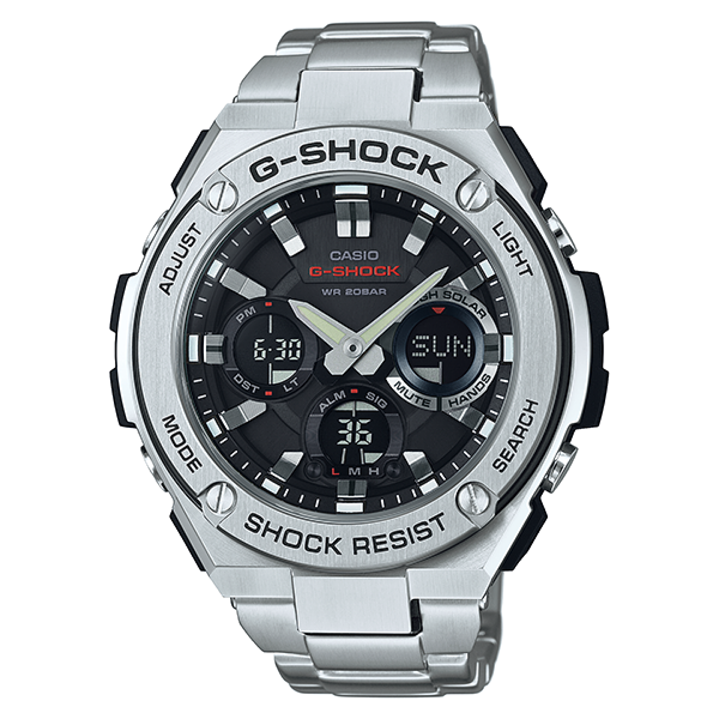 G-Shock de caballero pulsera de metal – GST-S110D-1A