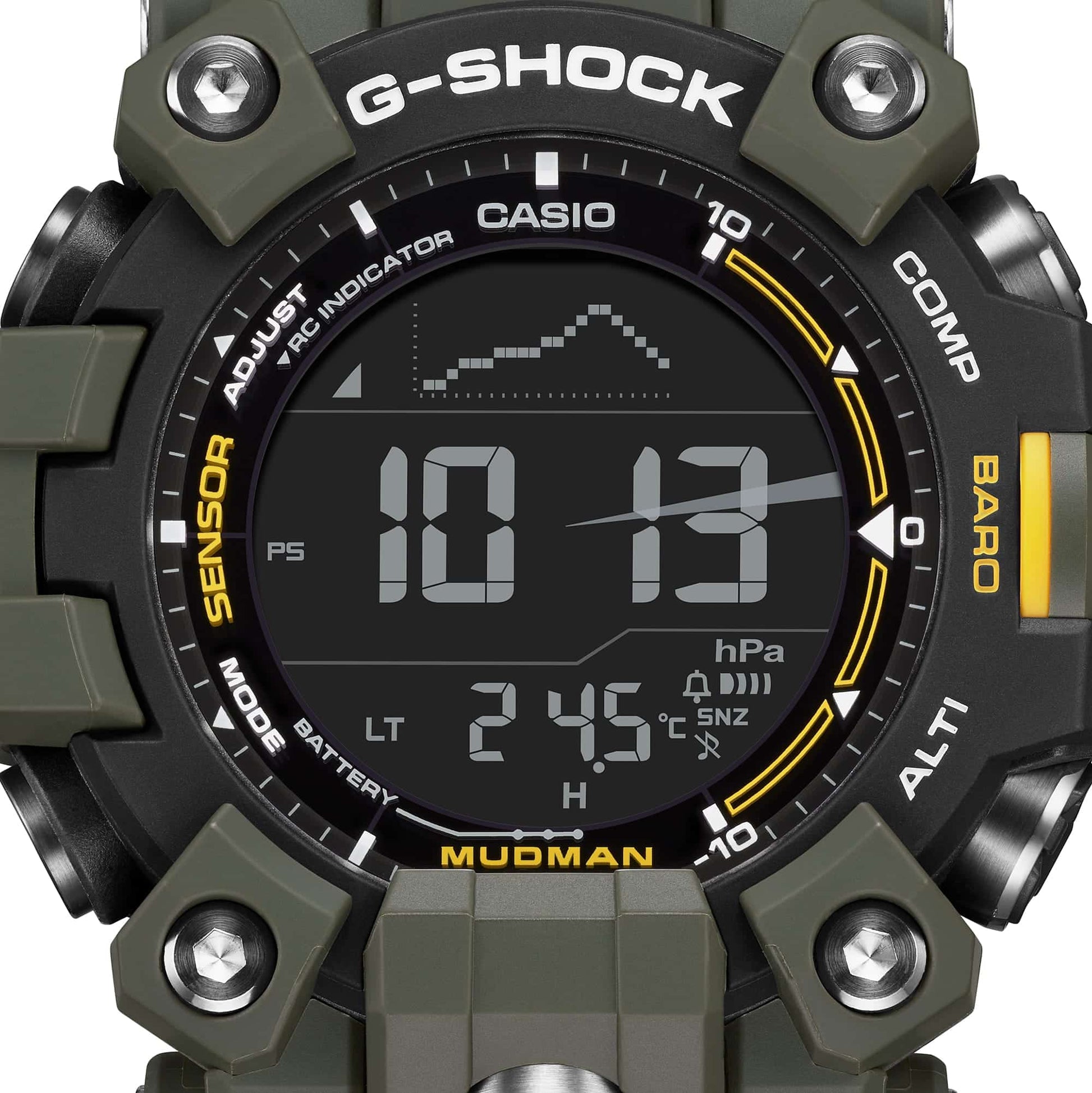 G-Shock Master of G-Tierra Mudman para Hombre Pulsera de Resina – GW-9500-3