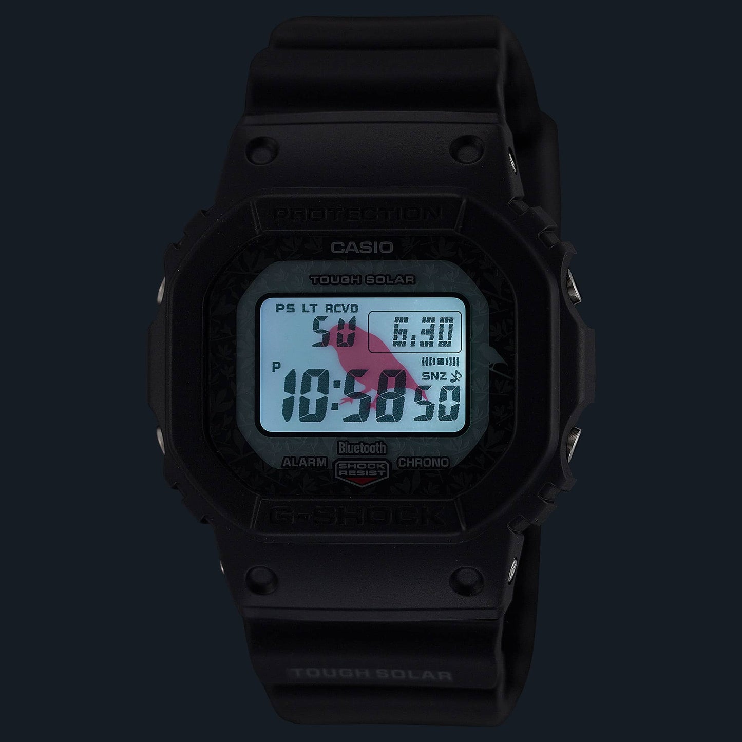 G-Shock Pulsera de Caucho para Caballero Digital con Bluetooth – GW-B5600CD-1A3