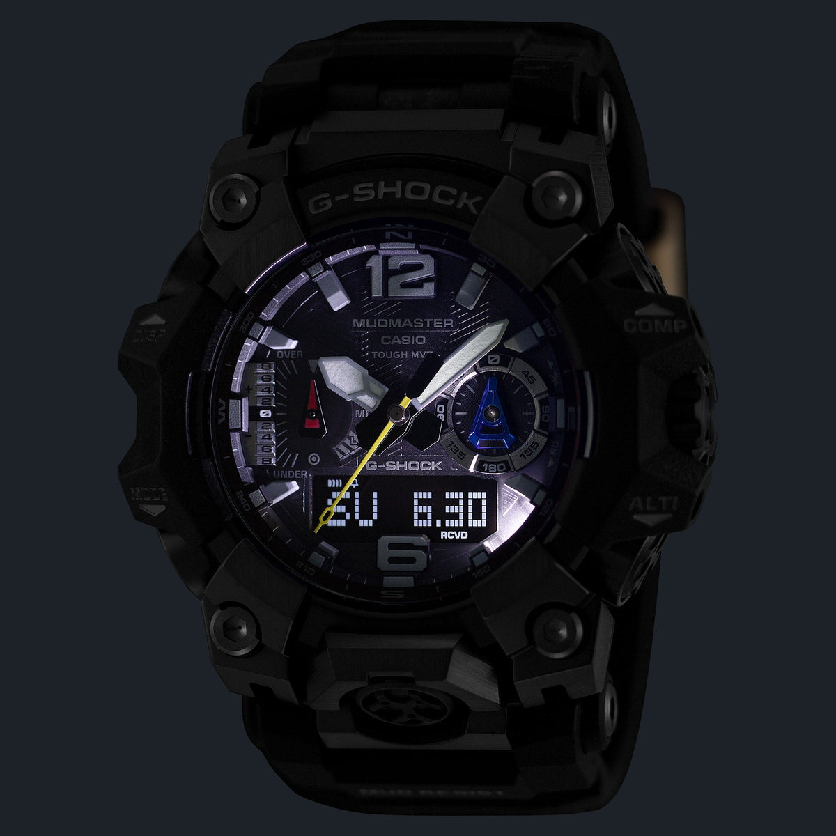 G-Shock Mudmaster Master of G de hombre correa de caucho Team Land Cruiser Toyota – GWG-B1000TLC-1A