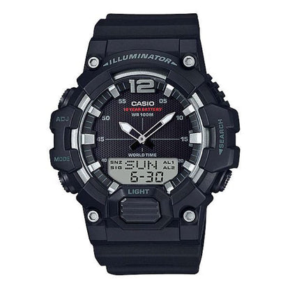 Casio para Caballero, Hora Mundial 10 Años de Batería, Illuminator – HDC-700-1AV