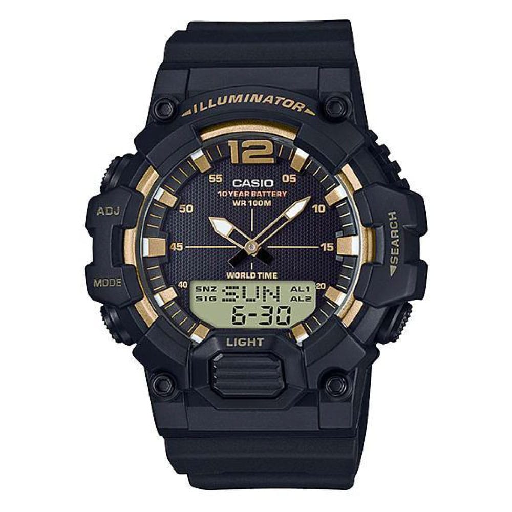 Casio para Hombre, Hora Mundial 10 Años de Batería, Illuminator – HDC-700-9AV
