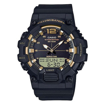 Casio para Hombre, Hora Mundial 10 Años de Batería, Illuminator – HDC-700-9AV