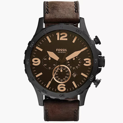 Fossil Nate de hombre pulsera de cuero 50 mm – JR1487