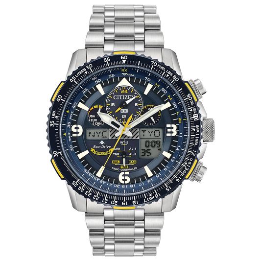 Citizen Promaster Skyhawk de caballero banda de metal Eco-Drive – JY8078-52L
