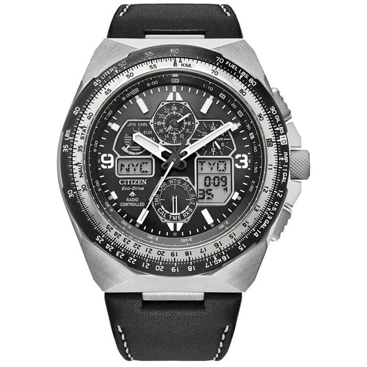 Citizen Promaster Skyhawk Eco-drive de caballero pulsera de cuero – JY8149-05E