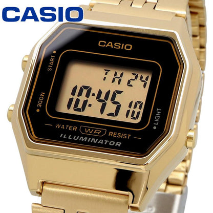 Casio para Dama, Vintage Clásico Illuminator – LA-680WGA-1