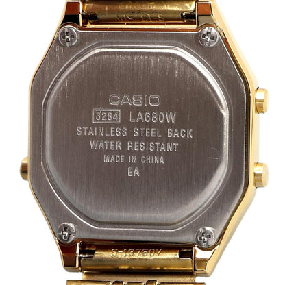 Casio Unisex, Vintage Clásico Illuminator – LA-680WGA-1B