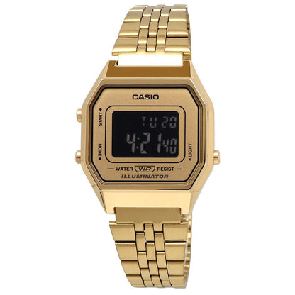 Casio Unisex, Vintage Clásico Illuminator – LA-680WGA-9B