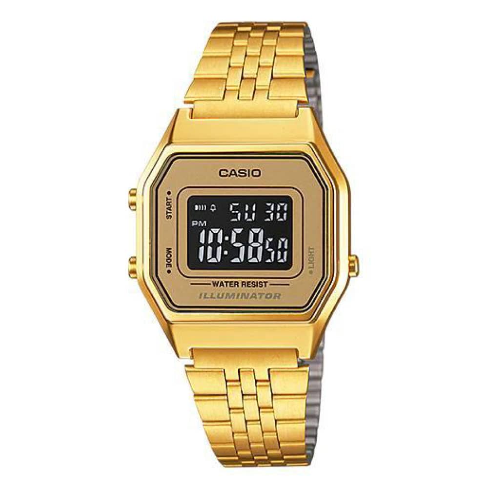 Casio Unisex, Vintage Clásico Illuminator – LA-680WGA-9B