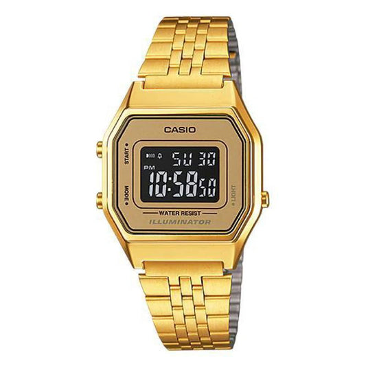 Casio Unisex, Vintage Clásico Illuminator – LA-680WGA-9B
