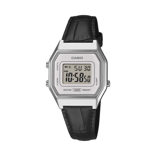 Casio Vintage de dama correa de cuero digital – LA680WEL-1