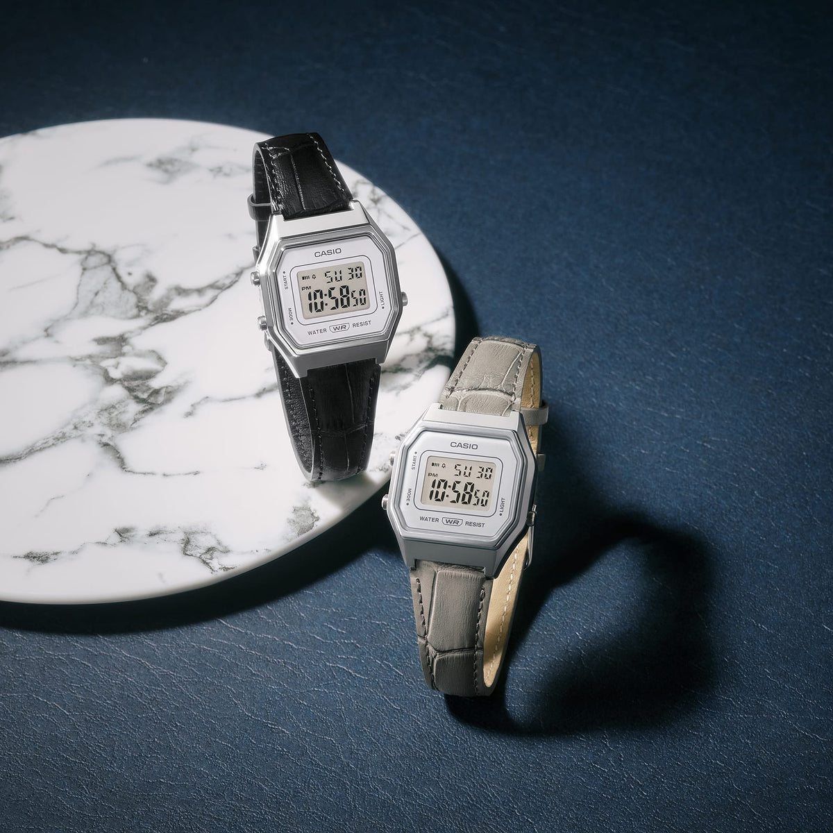 Casio Vintage de mujer banda de piel – LA680WEL-8A2