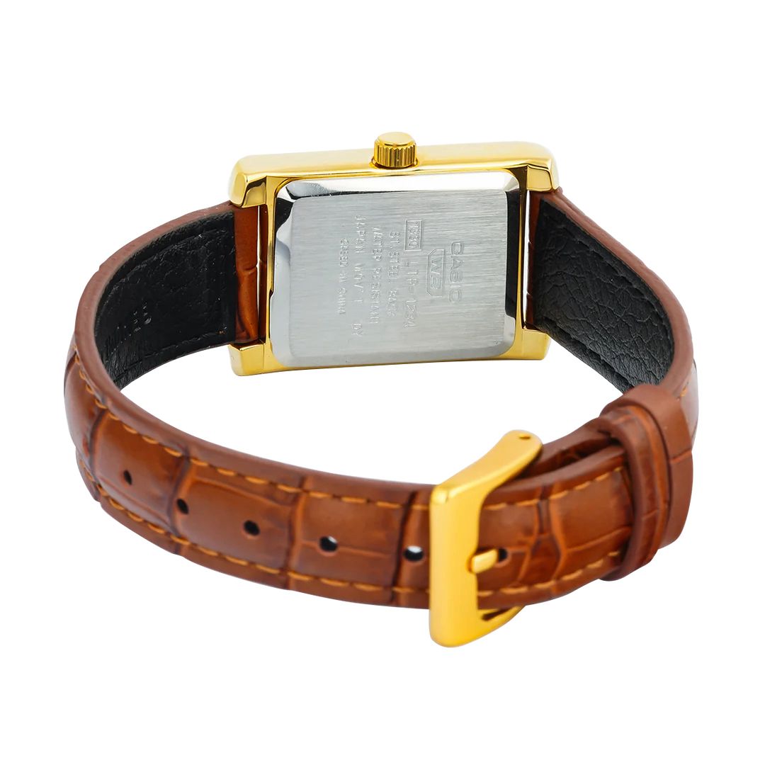 Casio de dama pulsera de piel – LTP-1234GLL-7A