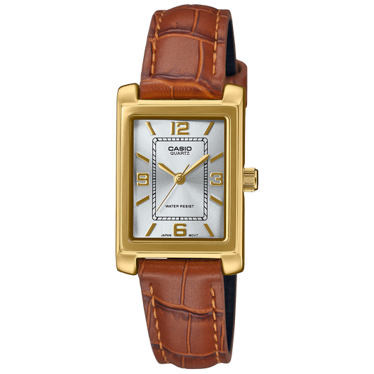 Casio de dama pulsera de piel – LTP-1234GLL-7A