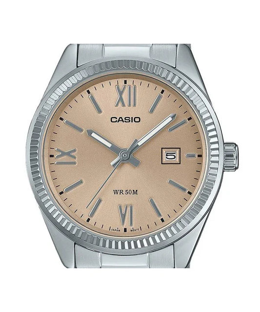 Casio de dama pulsera de metal – LTP-1302DD-4A2V