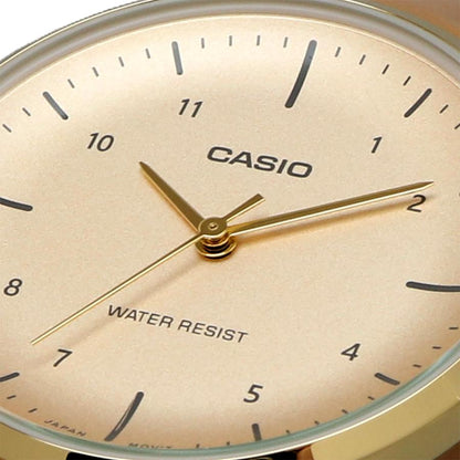 Casio de dama pulsera de piel – LTP-VT03GL-4B