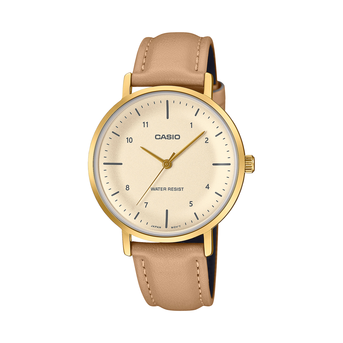 Casio de dama pulsera de piel – LTP-VT03GL-4B