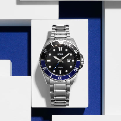 Casio 200 metros de resistencia al agua para Hombre – MDV-107D-1A2V