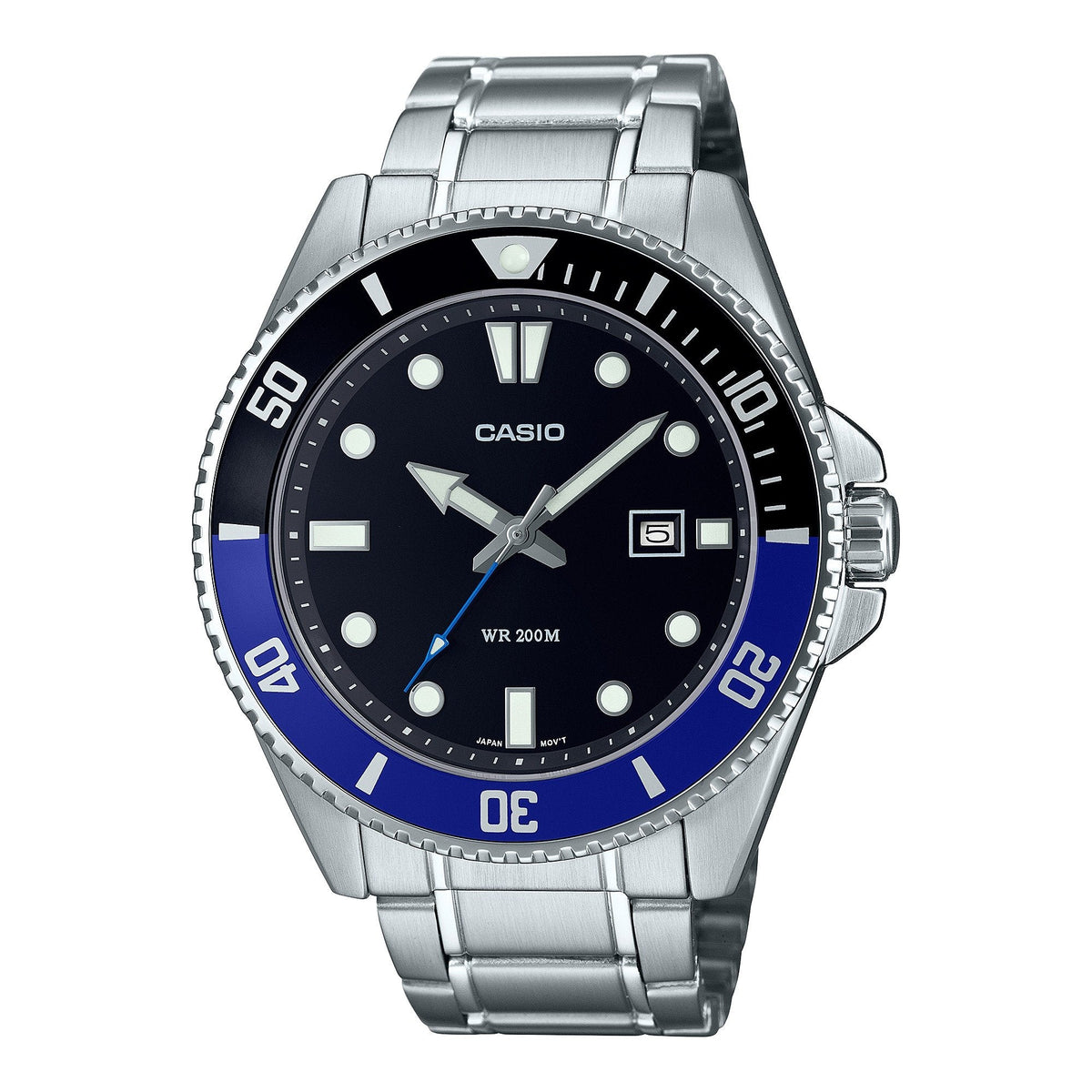 Casio 200 metros de resistencia al agua para Hombre – MDV-107D-1A2V