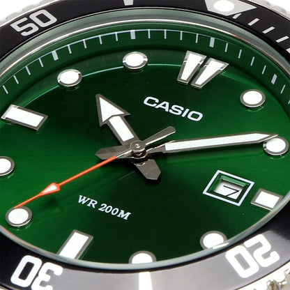 Casio para caballero pulsera de metal – MDV-107D-3A2V