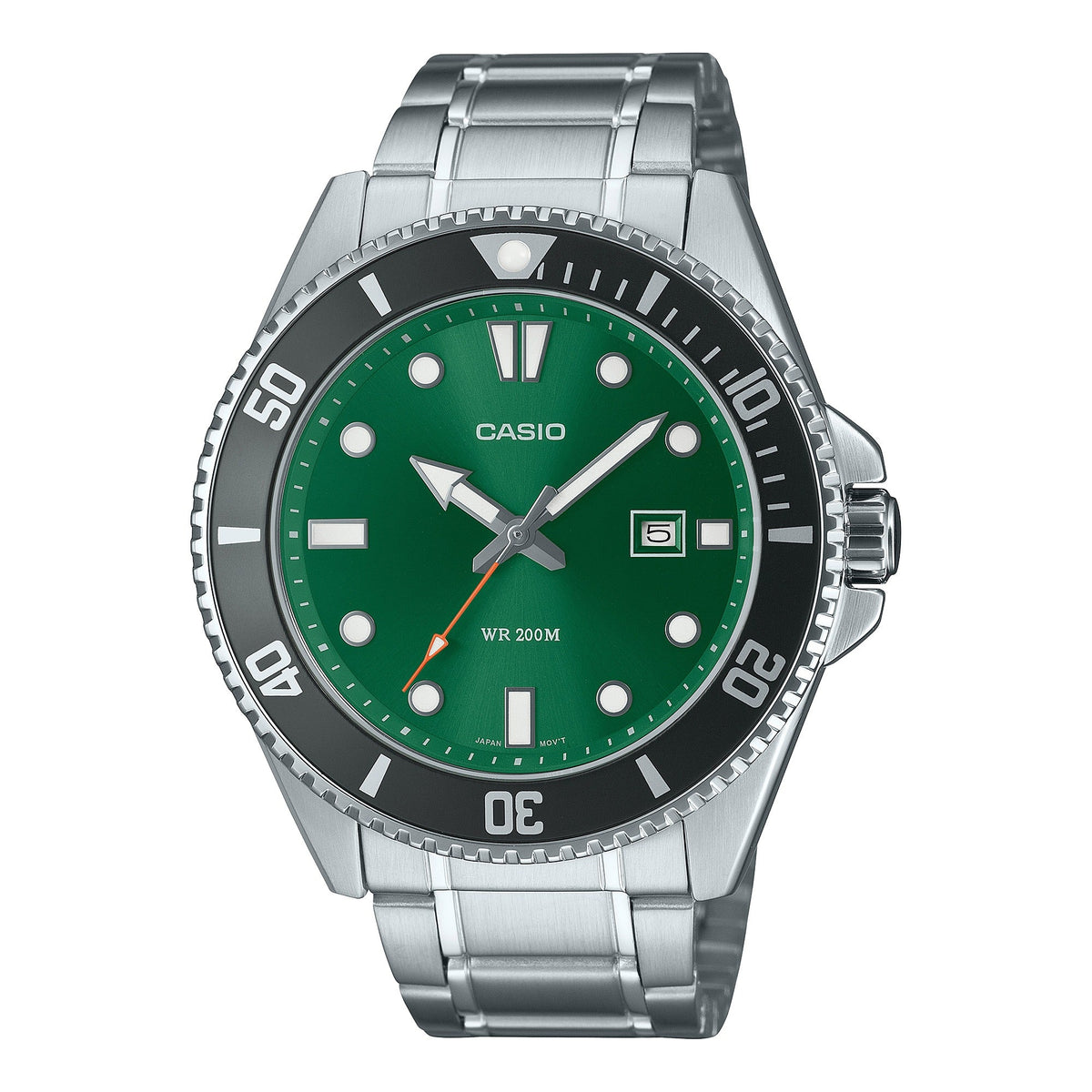 Casio para caballero pulsera de metal – MDV-107D-3A2V