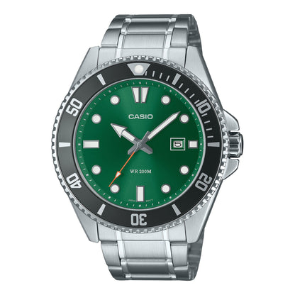 Casio para caballero pulsera de metal – MDV-107D-3A2V