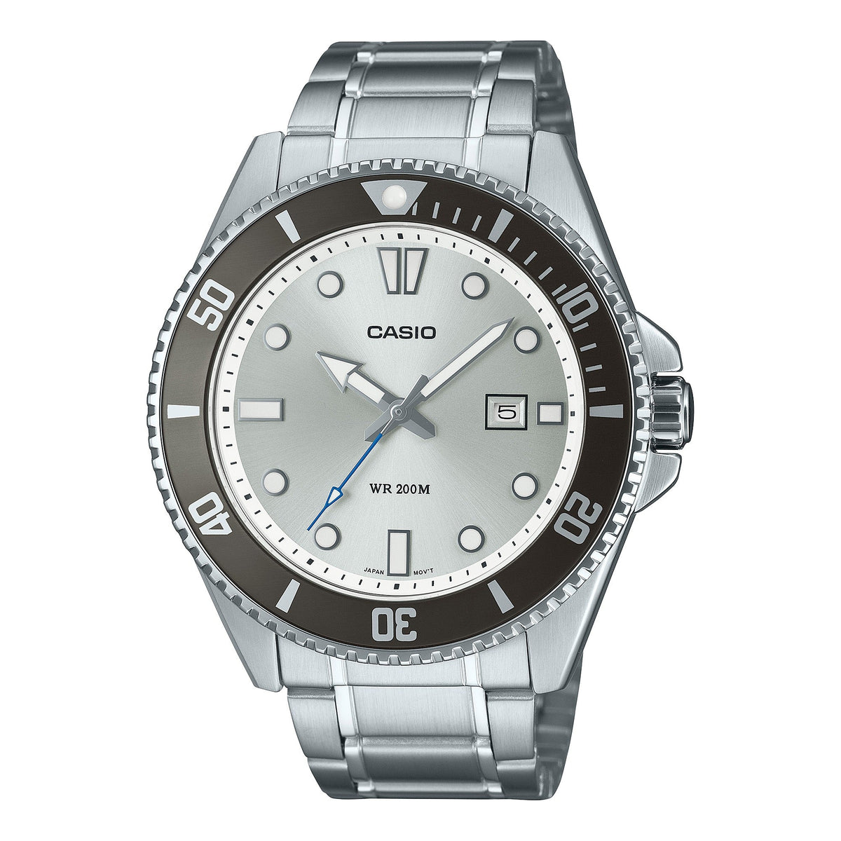Casio de caballero pulsera de acero inoxidable – MDV-107D-7AV