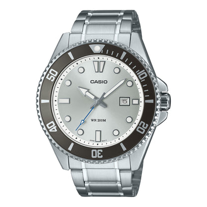 Casio de caballero pulsera de acero inoxidable – MDV-107D-7AV