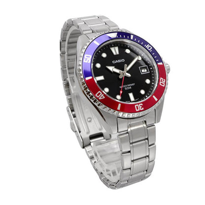 Casio de hombre pulsera de metal 42 mm – MDV-10D-1A3V