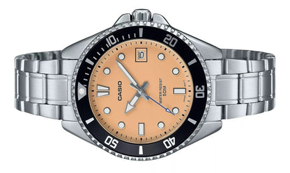 Casio para caballero pulsera de metal – MDV-10D-4A2V