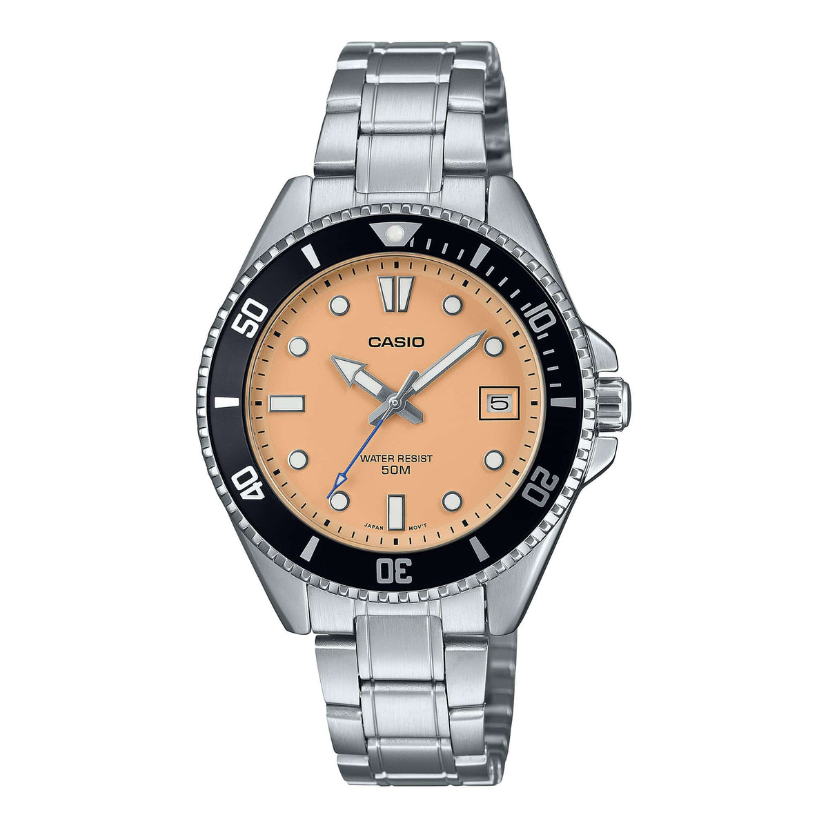 Casio para caballero pulsera de metal – MDV-10D-4A2V