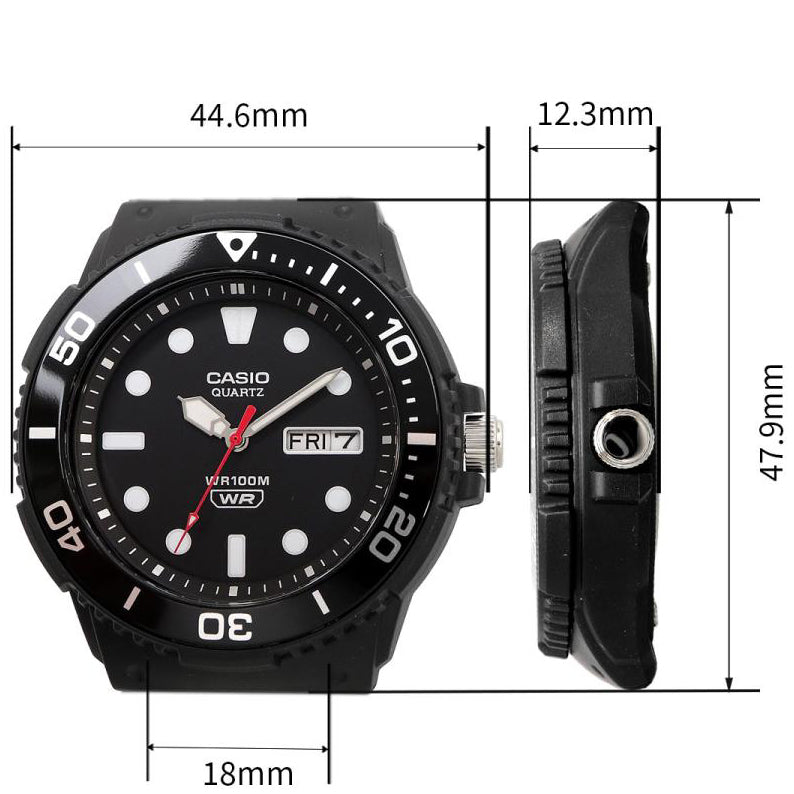 Casio de hombre pulsera de resina – MRW-230H-1E1V