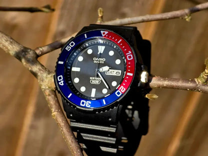 Casio de hombre pulsera de caucho – MRW-230H-1E2V