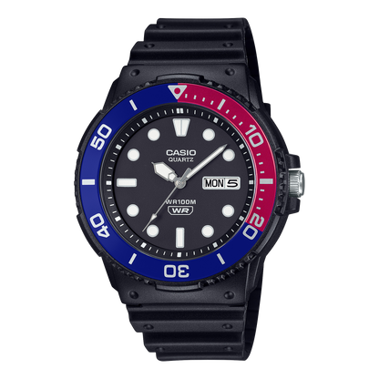 Casio de hombre pulsera de caucho – MRW-230H-1E2V