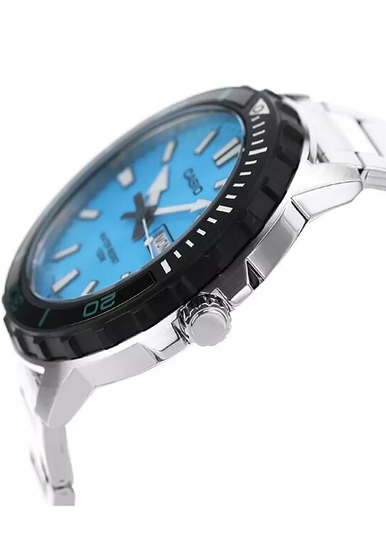 Casio de hombre pulsera de acero inoxidable – MTD-125D-2A3V