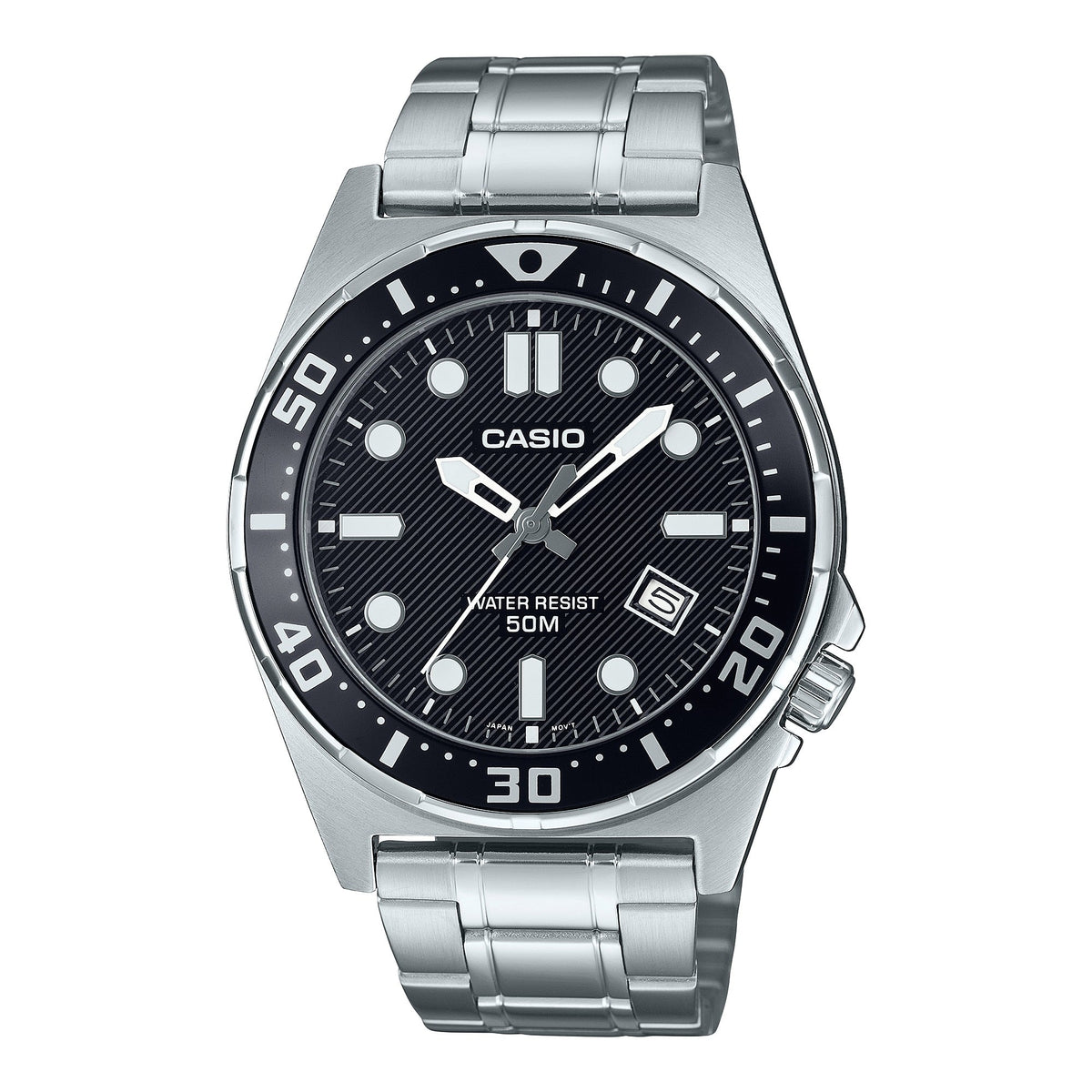 Casio para hombre pulsera de metal – MTD-135D-1AV
