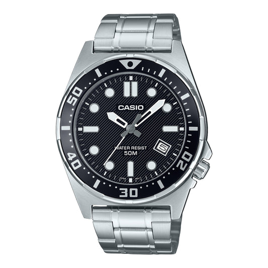 Casio para hombre pulsera de metal – MTD-135D-1AV