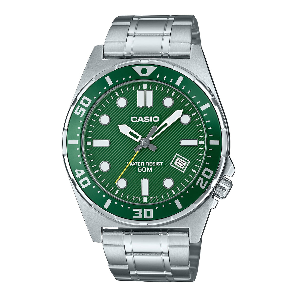 Casio para caballero pulsera de metal – MTD-135D-3AV