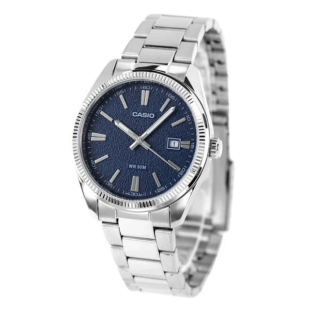 Casio de hombre pulsera de metal 44 mm – MTP-1302DA-2A1V