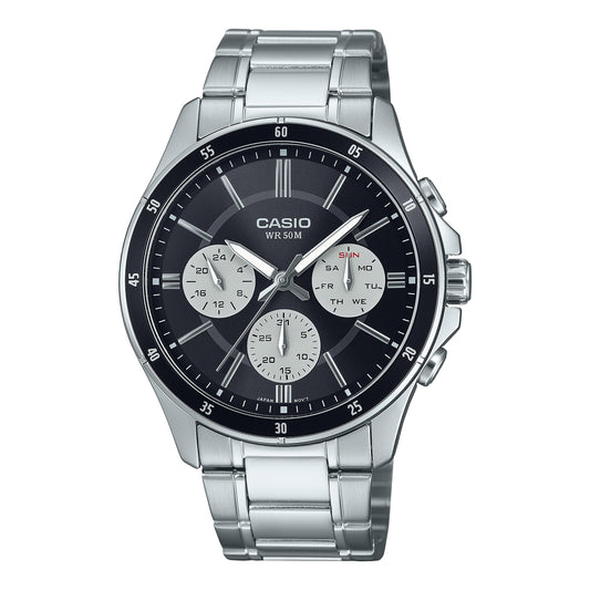 Casio para caballero pulsera de metal – MTP-1374D-1A3V