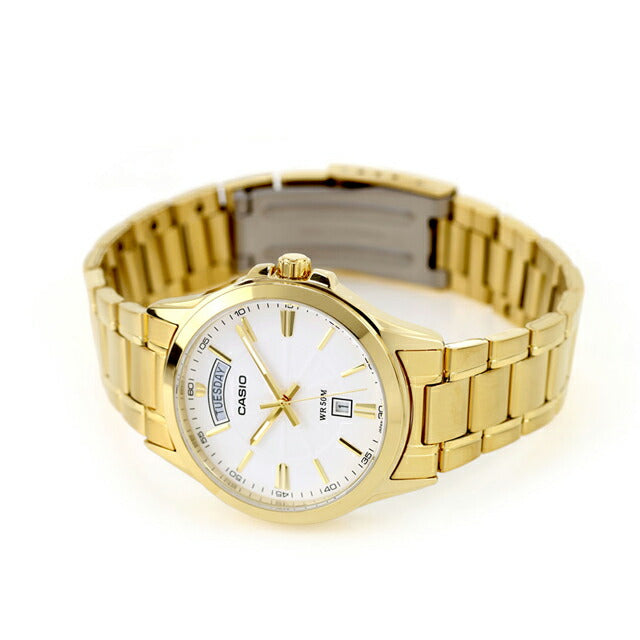 Casio De hombre pulsera de metal – MTP-1381GD-7AV