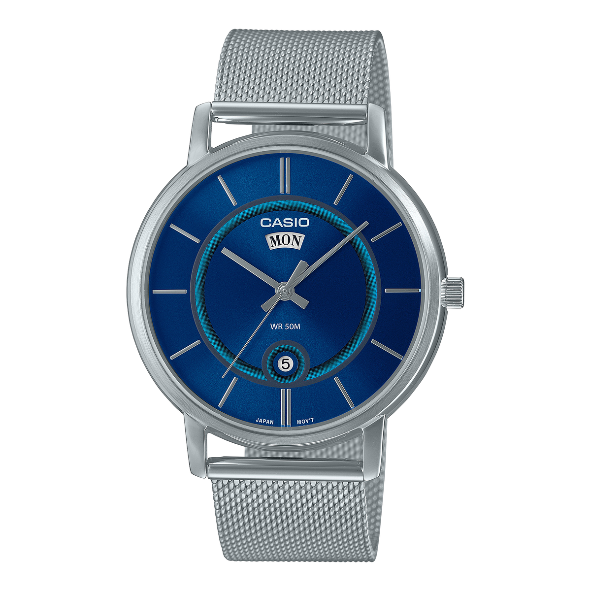 Casio de caballero pulsera mesh – MTP-B120M-2AV