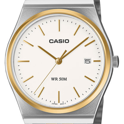 Casio de hombre pulsera de metal – MTP-B145SG-7AV