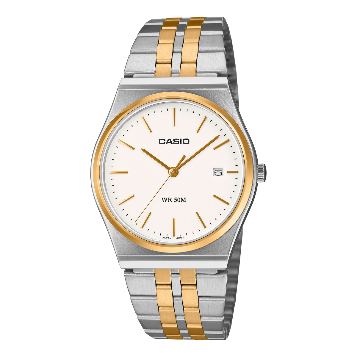 Casio de hombre pulsera de metal – MTP-B145SG-7AV