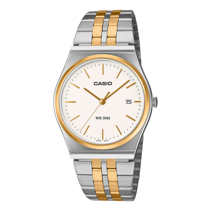 Casio de hombre pulsera de metal – MTP-B145SG-7AV
