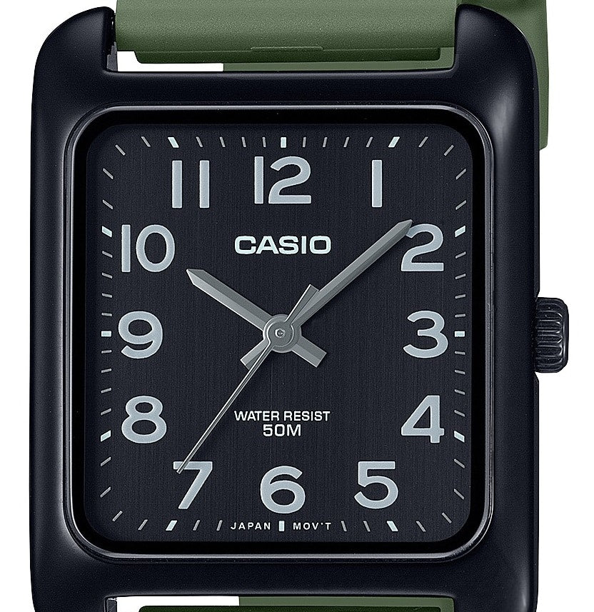 Casio para hombre pulsera de resina – MTP-B175-3BV
